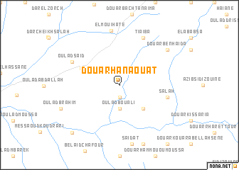 map of Douar Hanaouat