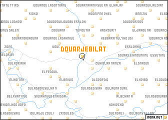 map of Douar Jebilat