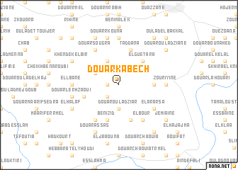 map of Douar Kabech