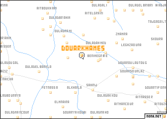 map of Douar Khames