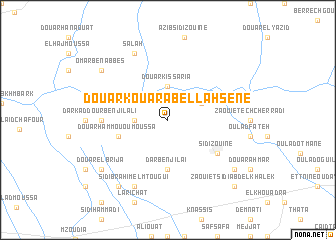 map of Douar Kouara Bel Lahsene
