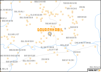 map of Douar Mhabil