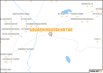 map of Douar Mimoun Akhatar