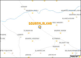 map of Douar Mlalkha