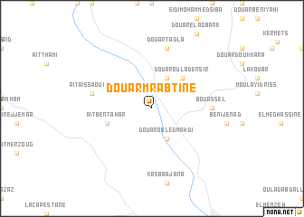 map of Douar Mrabtine