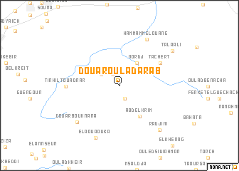 map of Douar Oulad Arab