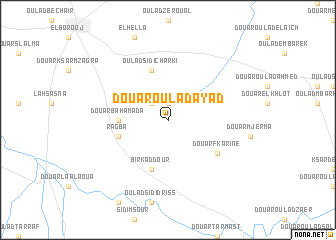 map of Douar Oulad Ayad