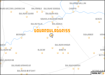 map of Douar Oulad Driss