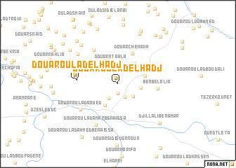 map of Douar Oulad el Hadj