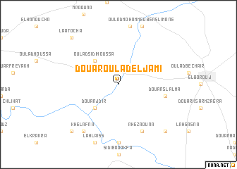map of Douar Oulad el Jami