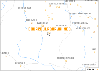 map of Douar Oulad Haj Ahmed