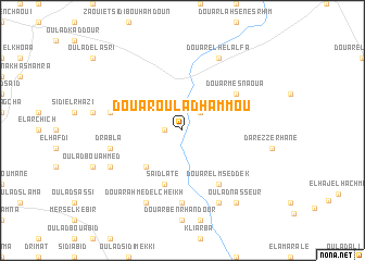 map of Douar Oulad Hammou