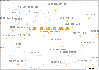 map of Douar Oulad Kaddour