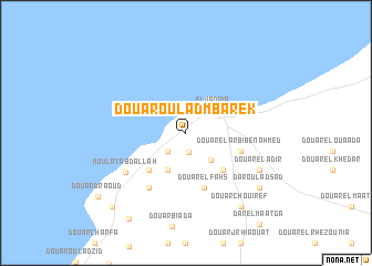 map of Douar Oulad Mbarek