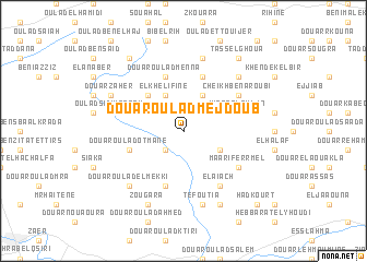 map of Douar Oulad Mejdoub