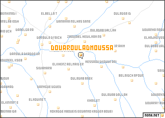 map of Douar Oulad Moussa
