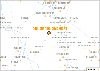 map of Douar Oulad Rhazi