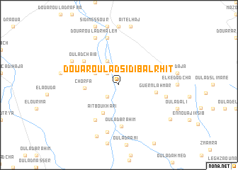map of Douar Oulad Sidi Balrhit