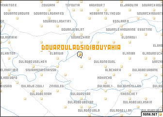 map of Douar Oulad Sidi Bou Yahia