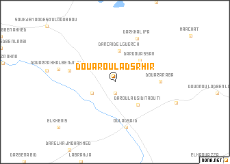 map of Douar Oulad Srhir