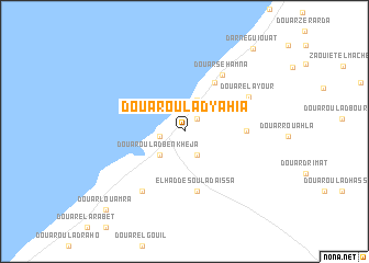 map of Douar Oulad Yahia