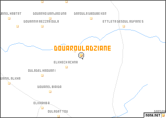 map of Douar Oulad Ziane