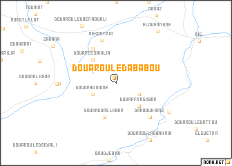map of Douar Ouled Ababou