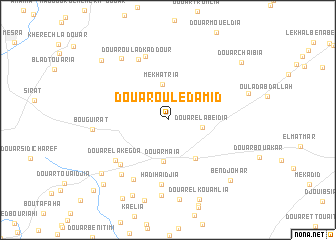 map of Douar Ouled Amid