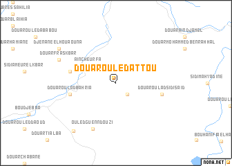 map of Douar Ouled Attou