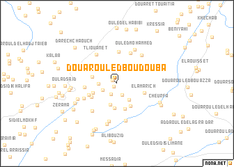 map of Douar Ouled Bou Douba