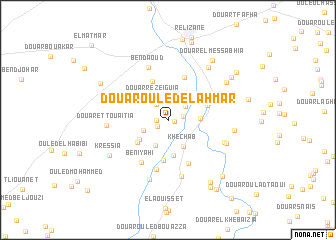 map of Douar Ouled el Ahmar