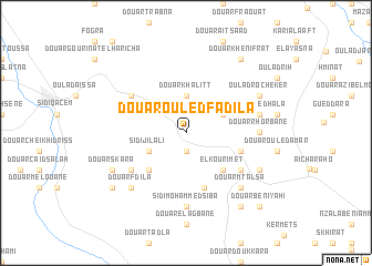 map of Douar Ouled Fadila