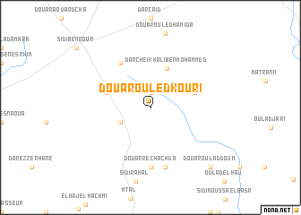 map of Douar Ouled Kouri