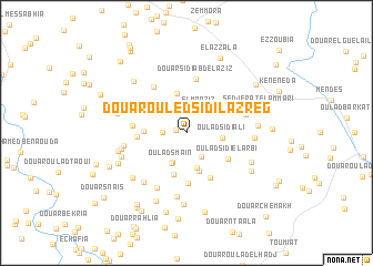 map of Douar Ouled Sidi Lazreg