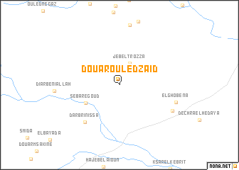 map of Douar Ouled Zaid