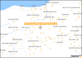 map of Douar Ounsour Enhas