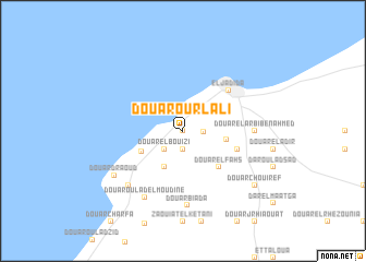 map of Douar Ourlali