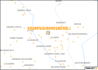 map of Douar Sidi Ahmed Ben Ali