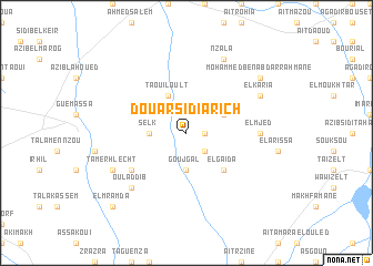 map of Douar Sidi Arich