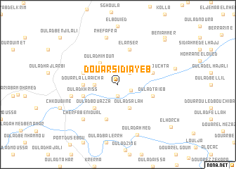 map of Douar Sidi Ayeb