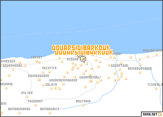 map of Douar Sidi Barkouk