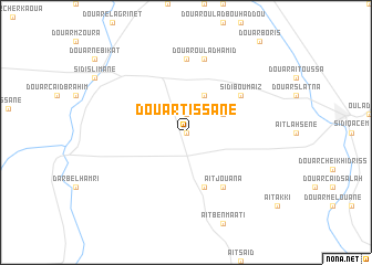 map of Douar Tissane