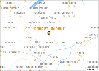 map of Douar Tlajdout