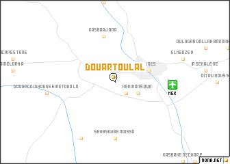 map of Douar Toulal