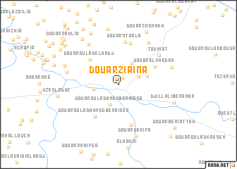 map of Douar Ziaïna