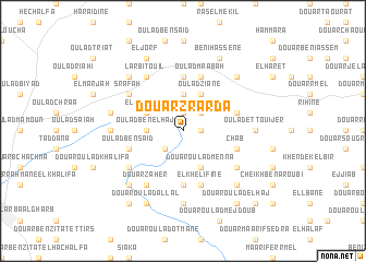 map of Douar Zrarda