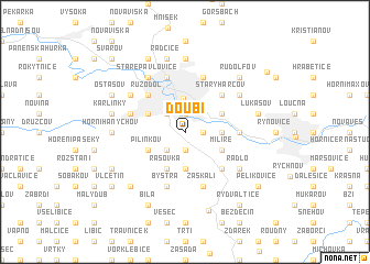 map of Doubí