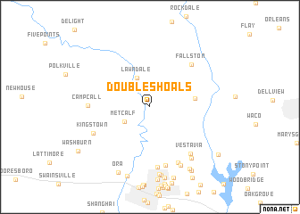 map of Double Shoals