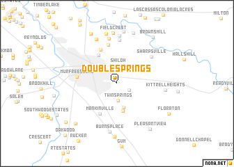 map of Double Springs