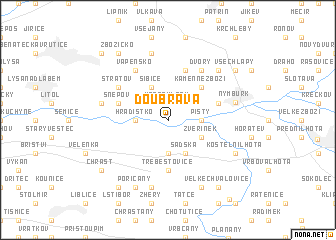 map of Doubrava